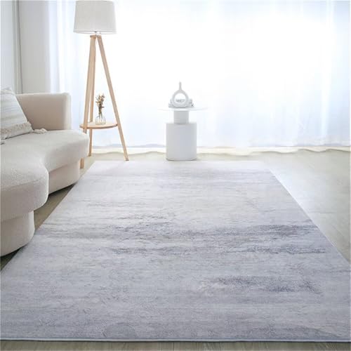 RUGMRZ Teppich Mädchen Teppich Rutschstopp Abstrakt grau Alter Stil pflegeleicht rutschfest Kurzfloorteppiche 160x230cm von RUGMRZ