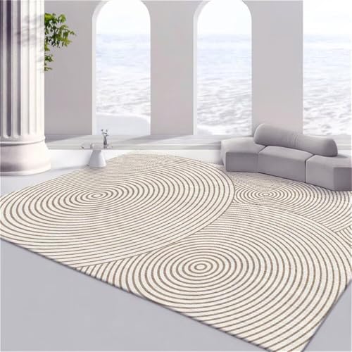 RUGMRZ Teppich Mädchen Wohnzimmer Linie Design Kurve rutschfest Moderne Teppiche 200x250cm RUGMRZ Teppich Mädchen Wohnzimmer Linie Design Kurve rutschfest Moderne Teppiche 200x250cm von RUGMRZ
