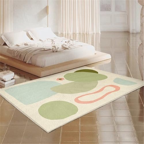 RUGMRZ Teppich Pastell Teppich Bürostuhl Geeignet Moderner Stil Waschbare Teppiche 140X200CM RUGMRZ Teppich Pastell Teppich Bürostuhl Geeignet Moderner Stil Waschbare Teppiche 140X200CM von RUGMRZ