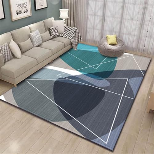 RUGMRZ Teppich Regenbogen 80X120Cm Kuscheliger 44 Farbige Schlafzimmer Wohnzimmer Einfache Heim Bett Geometrie Blau Möbelgleiter Flur Läufer RUGMRZ Teppich Regenbogen 80X120Cm Kuscheliger 44 Farbige Schlafzimmer Wohnzimmer Einfache Heim Bett Geometrie Blau Möbelgleiter Flur Läufer von RUGMRZ