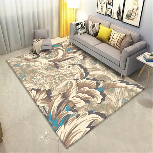RUGMRZ Teppich Schlafzimmer Bad Das grau-Blaue Muster kann angepasst Werden. Waschbar In Waschmaschine Outdoor Klein 200X300CM RUGMRZ Teppich Schlafzimmer Bad Das grau-Blaue Muster kann angepasst Werden. Waschbar In Waschmaschine Outdoor Klein 200X300CM von RUGMRZ