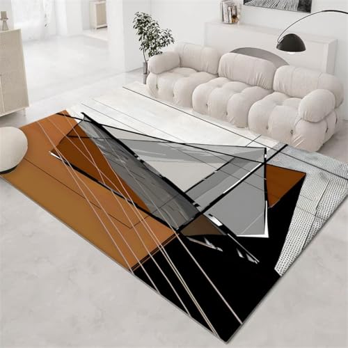 RUGMRZ Teppich Schreibtischstuhl 170X240Cm Anti Rutsch 26 Babyzimmer Mädchen Schlafzimmerdeko Dreidimensionale Linien Einfaches Wohnzimmer Schmutzabweisend Pflegeleicht Schwarz Grau RUGMRZ Teppich Schreibtischstuhl 170X240Cm Anti Rutsch 26 Babyzimmer Mädchen Schlafzimmerdeko Dreidimensionale Linien Einfaches Wohnzimmer Schmutzabweisend Pflegeleicht Schwarz Grau von RUGMRZ