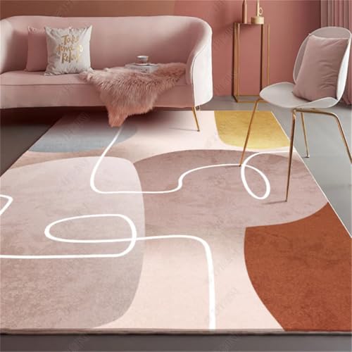 RUGMRZ Teppich Schreibtischstuhl 200X250Cm Teppiche Gegend 3 Pink Moderne Minimalistische Schlafzimmer Zimmer Nachtseite Home Wohnzimmer Room Decor Kinder RUGMRZ Teppich Schreibtischstuhl 200X250Cm Teppiche Gegend 3 Pink Moderne Minimalistische Schlafzimmer Zimmer Nachtseite Home Wohnzimmer Room Decor Kinder von RUGMRZ