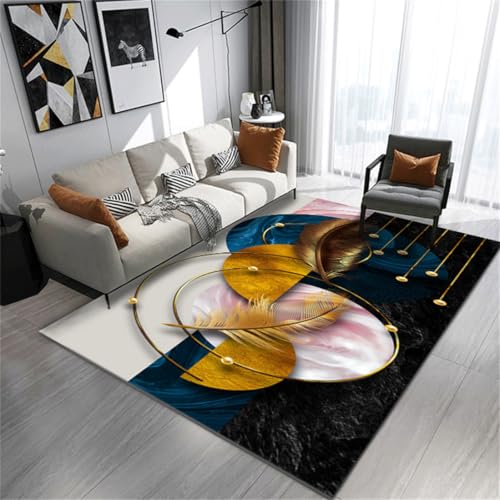RUGMRZ Teppich Schreibtischstuhl 80X120Cm Spielteppich 41 Schwarz Jungen Jugendzimmer Baby Mädchen Licht Luxus Wohnzimmer Sofa Schlafzimmer Abstrakt Waschbar RUGMRZ Teppich Schreibtischstuhl 80X120Cm Spielteppich 41 Schwarz Jungen Jugendzimmer Baby Mädchen Licht Luxus Wohnzimmer Sofa Schlafzimmer Abstrakt Waschbar von RUGMRZ