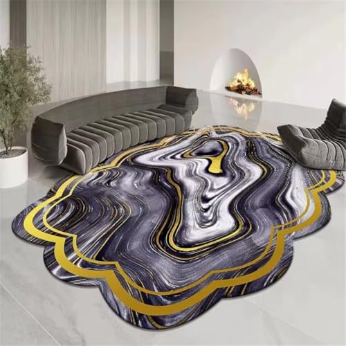 RUGMRZ Teppich Teenager Mädchen 200X300Cm Klein Wohnzimmer 30 Violett Weich Balkon Outdoor Leichtes Luxus Exotische Sand Fließen Gold Heim Unregelmäßige RUGMRZ Teppich Teenager Mädchen 200X300Cm Klein Wohnzimmer 30 Violett Weich Balkon Outdoor Leichtes Luxus Exotische Sand Fließen Gold Heim Unregelmäßige von RUGMRZ