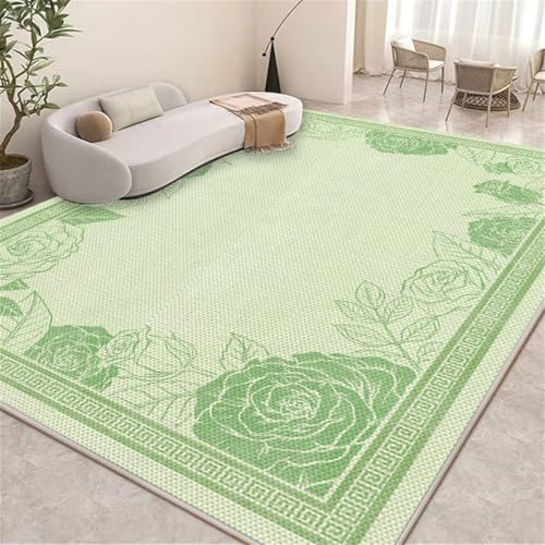 RUGMRZ Teppich Vorraum 80X120Cm Wohnzimmer Waschbar In Waschmaschine Grün 5 Neue Atmungsaktive Eisseide Kühlmatte Modernes Und Einfaches Schlafzimmer Lang Flur Waschbarer Kinderzimmer RUGMRZ Teppich Vorraum 80X120Cm Wohnzimmer Waschbar In Waschmaschine Grün 5 Neue Atmungsaktive Eisseide Kühlmatte Modernes Und Einfaches Schlafzimmer Lang Flur Waschbarer Kinderzimmer von RUGMRZ