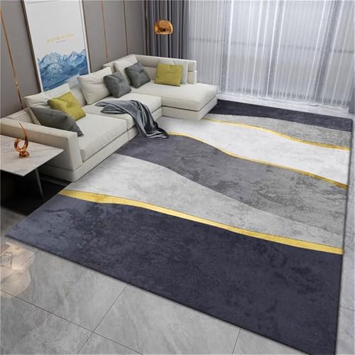 RUGMRZ Teppich Waschbar In Waschmaschine Graue Fläche Dekoration Design Wohnzimmer Schlafzimmer Flachwebteppich 120x160cm RUGMRZ Teppich Waschbar In Waschmaschine Graue Fläche Dekoration Design Wohnzimmer Schlafzimmer Flachwebteppich 120x160cm von RUGMRZ
