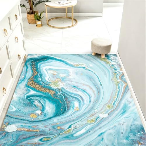 RUGMRZ Teppich Waschbar In Waschmaschine Klein Gelbe und Blaue Tuschemalereien können individuell gestaltet Werden. Rugs Washable Bad Matte 140X200CM RUGMRZ Teppich Waschbar In Waschmaschine Klein Gelbe und Blaue Tuschemalereien können individuell gestaltet Werden. Rugs Washable Bad Matte 140X200CM von RUGMRZ