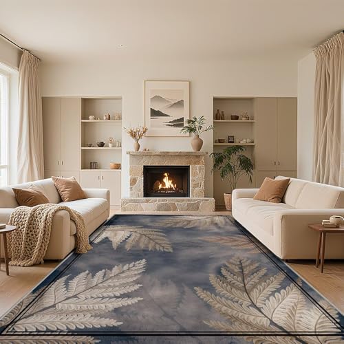RUGMRZ Teppich Wohnzimmer 160x230cm,Grau Waschbar In Waschmaschine Kurzflor Kuschelig Weich für Schlafzimmer,Esszimmer,Balkon von RUGMRZ