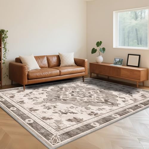 RUGMRZ Teppich Wohnzimmer Hellbraun 70X140cm,Retro-Distressed Kurzflor Kuschelig Weich für Schlafzimmer,Esszimmer,Flur RUGMRZ Teppich Wohnzimmer Hellbraun 70X140cm,Retro-Distressed Kurzflor Kuschelig Weich für Schlafzimmer,Esszimmer,Flur von RUGMRZ