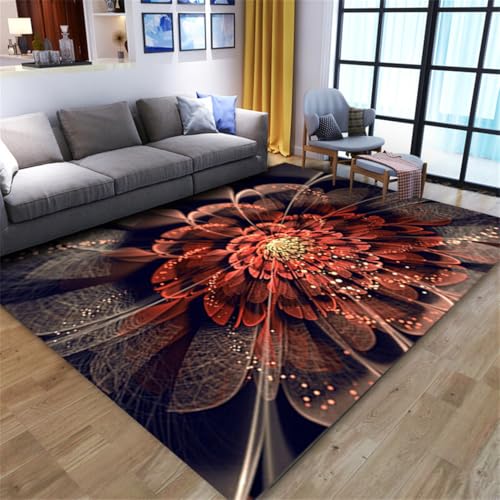 RUGMRZ Teppich Wohnzimmer Kurzflor 200X250Cm Bedroom Decor 1 Tür Küchen Läufer Modern Heiße Und Kühle Florale Ballsaal Effekt Braun RUGMRZ Teppich Wohnzimmer Kurzflor 200X250Cm Bedroom Decor 1 Tür Küchen Läufer Modern Heiße Und Kühle Florale Ballsaal Effekt Braun von RUGMRZ
