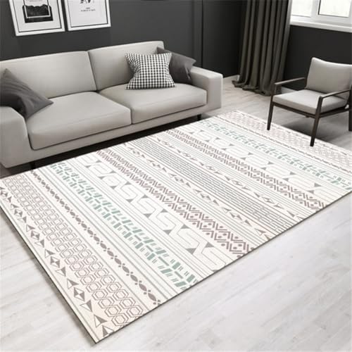 RUGMRZ Teppich Wohnzimmer Weich 130X190Cm Couch 40 Grau Einfaches Modernes Sofa Couchtisch Schlafzimmer Nachttisch Möbelgleiter Waschbare+Teppiche von RUGMRZ