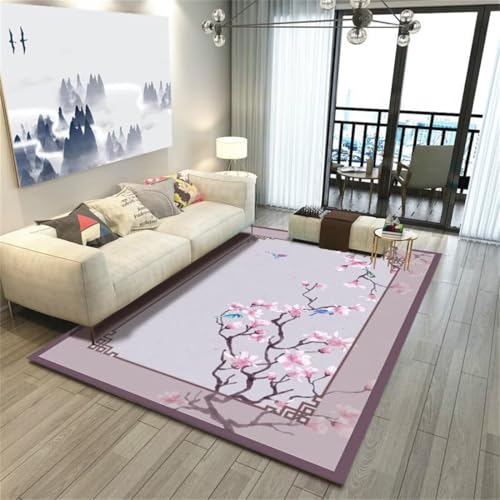 RUGMRZ Teppich Zimmer 160X200Cm Designer 2 Pink Wohnzimmer Schlafzimmer Klassisches Einfaches Modernes Hausschlafzimmer Kleine Teppiche Büro von RUGMRZ
