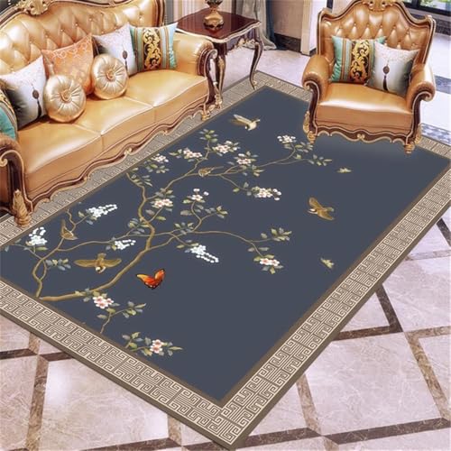 RUGMRZ Teppiche Für Balkon Vintage Schlafzimmer Klassische Kunst Trittschalldämmung Teppich Mehrfarbig Landhausstil Deko Teppichboden Auslegware 300X400CM RUGMRZ Teppiche Für Balkon Vintage Schlafzimmer Klassische Kunst Trittschalldämmung Teppich Mehrfarbig Landhausstil Deko Teppichboden Auslegware 300X400CM von RUGMRZ