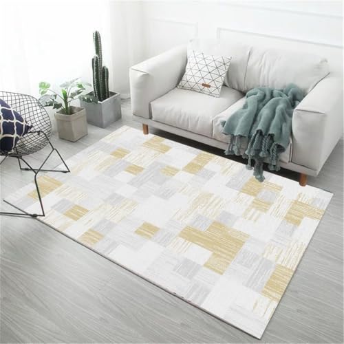RUGMRZ Teppichs Schlafzimme Moderne Minimalistische rutschfeste Geometrie Teppich Lang Flur Grau Rutschstopp Wohnzimmer Waschbar In Waschmaschine 180X250CM RUGMRZ Teppichs Schlafzimme Moderne Minimalistische rutschfeste Geometrie Teppich Lang Flur Grau Rutschstopp Wohnzimmer Waschbar In Waschmaschine 180X250CM von RUGMRZ