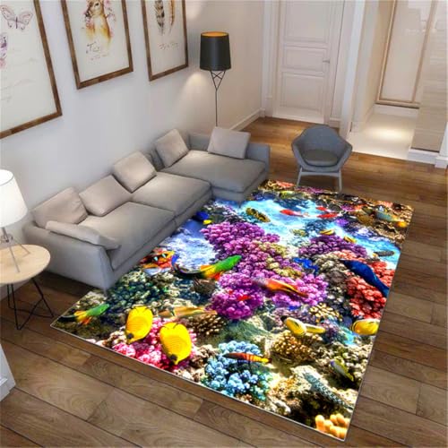 RUGMRZ Terassenteppich 200X250Cm Teppich Terrasse Farbe Antirutsch Gamer Designer Wohnzimmerunterwasserlandschaft Muster Schlafzimmer Aquarium Lila Gelb RUGMRZ Terassenteppich 200X250Cm Teppich Terrasse Farbe Antirutsch Gamer Designer Wohnzimmerunterwasserlandschaft Muster Schlafzimmer Aquarium Lila Gelb von RUGMRZ