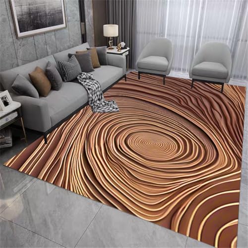 RUGMRZ Terrasse Deko 170X240Cm Teppich Wohnzimmer Waschbar In Waschmaschine 12 Braun Anti-Rutsch Schlafzimmerdeko Licht Luxus Sofa Schlafzimmer Abstrakt RUGMRZ Terrasse Deko 170X240Cm Teppich Wohnzimmer Waschbar In Waschmaschine 12 Braun Anti-Rutsch Schlafzimmerdeko Licht Luxus Sofa Schlafzimmer Abstrakt von RUGMRZ