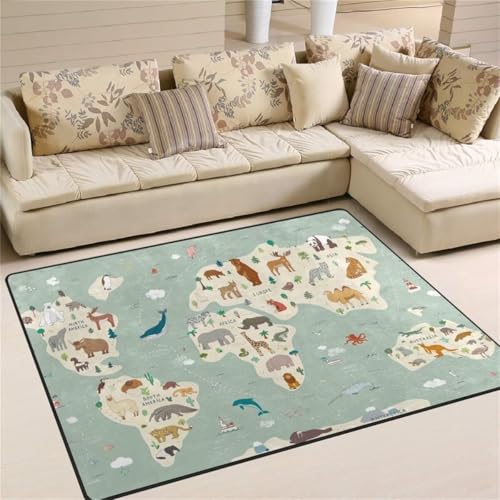 RUGMRZ Terrassenteppich Teppich Modern Retro-Stil Teppich Antirutschunterlage 180X280CM RUGMRZ Terrassenteppich Teppich Modern Retro-Stil Teppich Antirutschunterlage 180X280CM von RUGMRZ