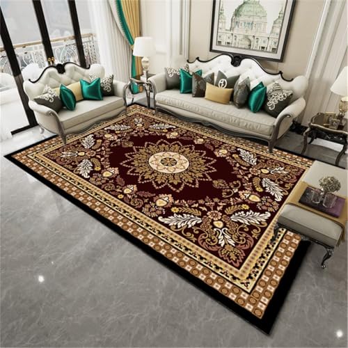 RUGMRZ Tisch Wohnzimmer Teppich Jungen Retro-Stil Teppich Treppe 70X140CM RUGMRZ Tisch Wohnzimmer Teppich Jungen Retro-Stil Teppich Treppe 70X140CM von RUGMRZ