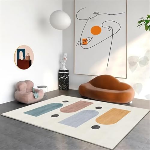RUGMRZ Tische Wohnzimmer XXL Teppich Moderner Stil Teppich Für Bürostuhl 180X280CM von RUGMRZ