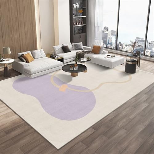 RUGMRZ Waschbar In Waschmaschine Teppich Esszimmer Violet/Gris 60x90CM, Eingang Moderne et minimaliste for Aesthetic Room Decor Schreibtisch Jugendzimmer Deko Mädchen RUGMRZ Waschbar In Waschmaschine Teppich Esszimmer Violet/Gris 60x90CM, Eingang Moderne et minimaliste for Aesthetic Room Decor Schreibtisch Jugendzimmer Deko Mädchen von RUGMRZ
