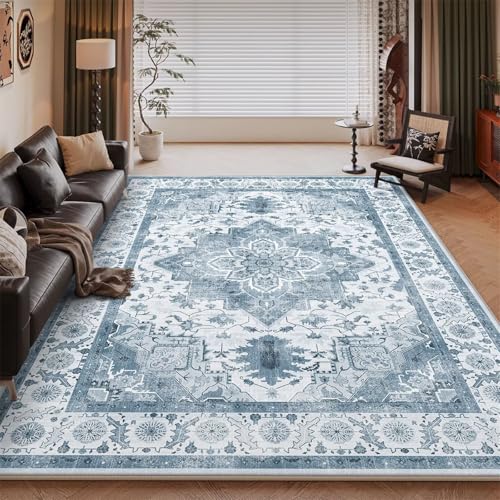 RUGMRZ Waschbar In Waschmaschine Teppich Fussbodenheizung Geeignet Bleu 140x200CM, Flore rétro for Flurmöbel Deko Schlafzimmer Aesthetic Schlafzimmer Zubehör RUGMRZ Waschbar In Waschmaschine Teppich Fussbodenheizung Geeignet Bleu 140x200CM, Flore rétro for Flurmöbel Deko Schlafzimmer Aesthetic Schlafzimmer Zubehör von RUGMRZ