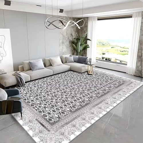 RUGMRZ Waschbar in Waschmaschine Esstisch Teppich 100x160cm,Grau,Abstrakte Kunst für Neben Couch,Leseecke Kinderzimmer,Weltraum von RUGMRZ