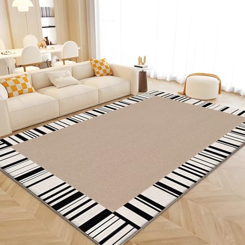 RUGMRZ Waschbare Esstisch Teppich 120x180cm,Braun,Moderne Einfachheit für Leseecke Kinderzimmer,Terrasse,Neben Bett RUGMRZ Waschbare Esstisch Teppich 120x180cm,Braun,Moderne Einfachheit für Leseecke Kinderzimmer,Terrasse,Neben Bett von RUGMRZ