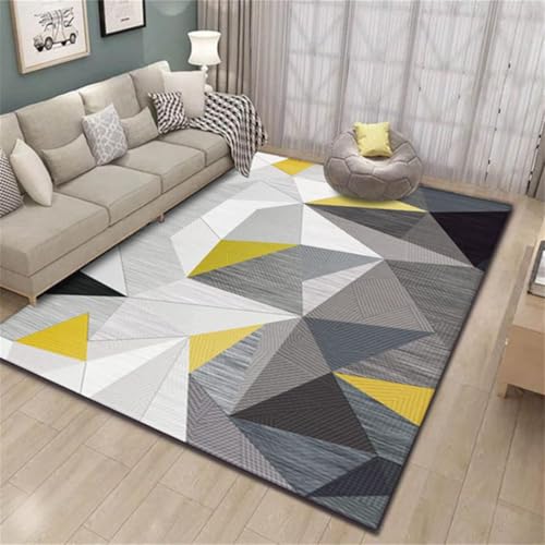 RUGMRZ Waschbare Teppiche 180X280Cm Teppich Zuschneidbar 41 Weiß Schlafzimmer Wohnzimmer Einfache Heimwettgeometrie Rugs for Bedroom Kinder RUGMRZ Waschbare Teppiche 180X280Cm Teppich Zuschneidbar 41 Weiß Schlafzimmer Wohnzimmer Einfache Heimwettgeometrie Rugs for Bedroom Kinder von RUGMRZ