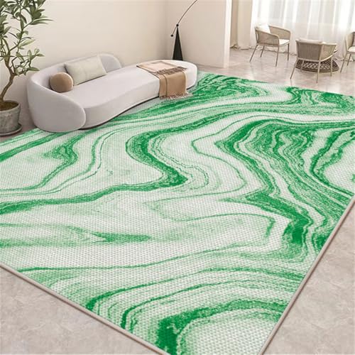 RUGMRZ Waschbare Teppiche In Waschmaschine 180X280Cm Teppich Bettumrandung Grün 20 Sommerkühlmatte Mit Atmungsaktiver Eisseidenkühlmatte Für Den Heimgebrauch Keine Wartung Erforderlich Küchenteppiche von RUGMRZ
