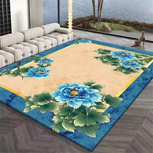 RUGMRZ Waschbare Teppiche In Waschmaschine 80X120Cm Schlafzimmer Teppich 6 Blau Wohnzimmer Sofa, Nachttisch Anti Rutsch Gelb Eingang Arbeitszimmer RUGMRZ Waschbare Teppiche In Waschmaschine 80X120Cm Schlafzimmer Teppich 6 Blau Wohnzimmer Sofa, Nachttisch Anti Rutsch Gelb Eingang Arbeitszimmer von RUGMRZ