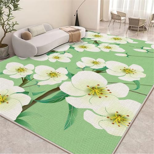 RUGMRZ Waschbare Teppiche In Waschmaschine 80X160Cm Teppich Badezimmer Grün 21 Sommerkühlmatte Mit Atmungsaktiver Eisseidenkühlmatte Für Den Heimgebrauch Keine Wartung Erforderlich Waschbar Bedroom C RUGMRZ Waschbare Teppiche In Waschmaschine 80X160Cm Teppich Badezimmer Grün 21 Sommerkühlmatte Mit Atmungsaktiver Eisseidenkühlmatte Für Den Heimgebrauch Keine Wartung Erforderlich Waschbar Bedroom C von RUGMRZ