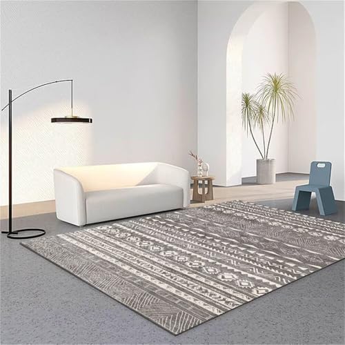 RUGMRZ Waschbarer TeppichTeppich Esszimmer Teppich Waschbar In Waschmaschine 90x150CM küchenteppich rutschfest GrauVerschleißfester und pflegeleichter bettvorleger RUGMRZ Waschbarer TeppichTeppich Esszimmer Teppich Waschbar In Waschmaschine 90x150CM küchenteppich rutschfest GrauVerschleißfester und pflegeleichter bettvorleger von RUGMRZ