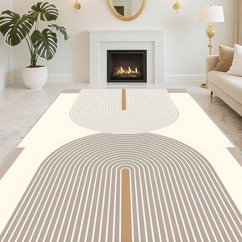 RUGMRZ Weich Teppich Schlafzimmer 180X250cm,Pflegeleicht,Flach Moderne Einfachheit Beigefür Wohnzimmer,Esstisch,Wohn RUGMRZ Weich Teppich Schlafzimmer 180X250cm,Pflegeleicht,Flach Moderne Einfachheit Beigefür Wohnzimmer,Esstisch,Wohn von RUGMRZ