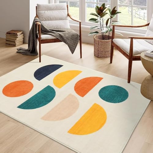 RUGMRZ Weich Wohnzimmer Teppich 180x250cm,Beige Teppich Groß,Moderner Stil für Balkon,Esstisch,Gegend RUGMRZ Weich Wohnzimmer Teppich 180x250cm,Beige Teppich Groß,Moderner Stil für Balkon,Esstisch,Gegend von RUGMRZ