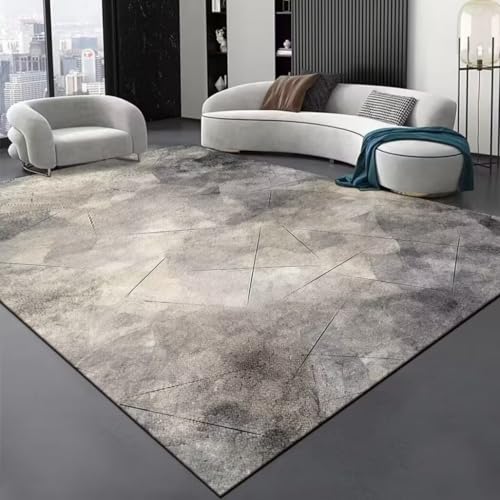 RUGMRZ Wohnzimmer Couch Rutschfestes Verschmutzungsbeständiges Waschbares Abstrakt Modern Teppich Bürostuhl Geeignet Grau Für Eingang Deko Büro 180X250CM RUGMRZ Wohnzimmer Couch Rutschfestes Verschmutzungsbeständiges Waschbares Abstrakt Modern Teppich Bürostuhl Geeignet Grau Für Eingang Deko Büro 180X250CM von RUGMRZ