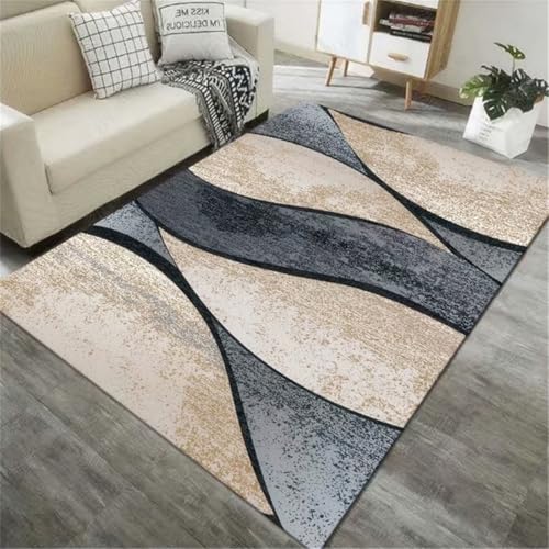 RUGMRZ Wohnzimmer Stuhl Teppich 80X120Cm Läufer Waschbar Mehrfarbig Teenager Deko Zimmer Einrichtung Ankleidezimmer Dekodas Spleißen Geometrischer Formen Ist Sicher von RUGMRZ