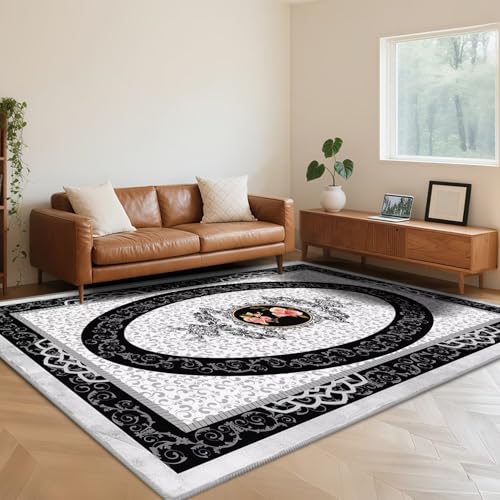 RUGMRZ Wohnzimmerteppich Vintage Grau 120X200cm,Kuschelig Weich Waschbar Antirutsch für Schlafzimmer,Wohnungs,Esstisch RUGMRZ Wohnzimmerteppich Vintage Grau 120X200cm,Kuschelig Weich Waschbar Antirutsch für Schlafzimmer,Wohnungs,Esstisch von RUGMRZ