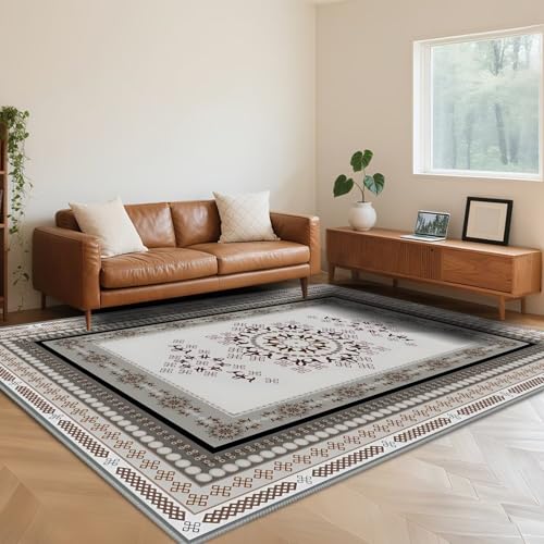 RUGMRZ Wohnzimmerteppich Vintage Grau 160X250cm,Kuschelig Weich Waschbar Antirutsch für Schlafzimmer,Wohnungs,Esstisch RUGMRZ Wohnzimmerteppich Vintage Grau 160X250cm,Kuschelig Weich Waschbar Antirutsch für Schlafzimmer,Wohnungs,Esstisch von RUGMRZ