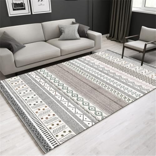 RUGMRZ XXL Teppich 200X200Cm Lang 35 Grau Einfaches Wohnzimmer Modernes Sofa Couchtisch Schlafzimmer Nachttisch Großer Living Room Rug von RUGMRZ