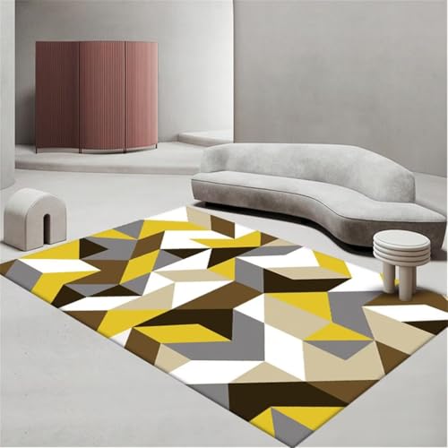 RUGMRZ XXL Teppich Schlafzimmer Nachttisch 300x400CM Auslegware Teppichboden Küchen Teppiche Kitchen Gelb Mehrfarbiger rechteckiger für das Wohnzimmer. Teenager mädchen wasch RUGMRZ XXL Teppich Schlafzimmer Nachttisch 300x400CM Auslegware Teppichboden Küchen Teppiche Kitchen Gelb Mehrfarbiger rechteckiger für das Wohnzimmer. Teenager mädchen wasch von RUGMRZ