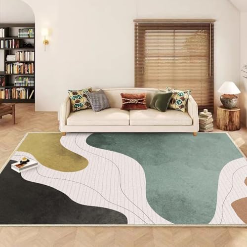 Waschbar Flur Teppich,Anti Rutsch Eingangsmatte Modernes Rechteck für Fliesen,Jugendzimmer Mädchen,Kinderzimmere Mädchen Grün50x80cm Waschbar Flur Teppich,Anti Rutsch Eingangsmatte Modernes Rechteck für Fliesen,Jugendzimmer Mädchen,Kinderzimmere Mädchen Grün50x80cm von RUGMRZ