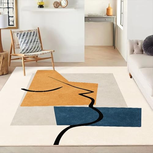 Waschbarer Teppich für das Kinderzimmer,Anti Rutsch Modernes Rechteck für Bürostuhl,Dekoration Wohnung,Mädchen Kinderzimmer Kaki120x180cm Waschbarer Teppich für das Kinderzimmer,Anti Rutsch Modernes Rechteck für Bürostuhl,Dekoration Wohnung,Mädchen Kinderzimmer Kaki120x180cm von RUGMRZ