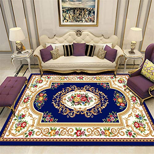 RUGMYW Luxus Home Designer Teppich Klassischer Vintage Druck blau beige gelb rot grün teppiche für Wohnzimmer 180X250cm von RUGMYW