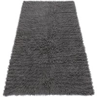 Flokati wolle - Bettdecke, Plaid grau grey 300x400 cm von RUGSX