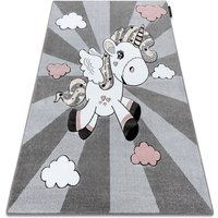 Kinderteppich petit unicorn einhorn grau grey 240x330 cm Kinderteppich petit unicorn einhorn grau grey 240x330 cm von RUGSX