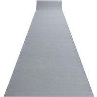 Läufer Antirutsch rumba einfarbig grau 70 cm grey 70x100 cm von RUGSX