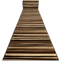Läufer royal 5374 wellen streifen beige / braun 80cm brown 80x940 cm von RUGSX