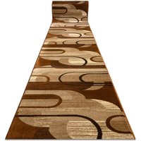 Läufer royal HE405 geometrisch braun / creme 80cm brown 80x950 cm von RUGSX
