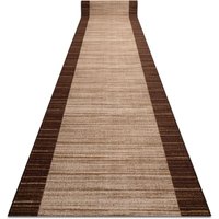 Läufer auf Gummi streifen 110 cm braun brown 110x330 cm Läufer auf Gummi streifen 110 cm braun brown 110x330 cm von RUGSX